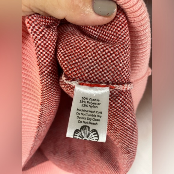 SYLVIE sweater Pink Hearts M/L Leslie Evers 🤍❤️🩷 - Picture 3 of 6